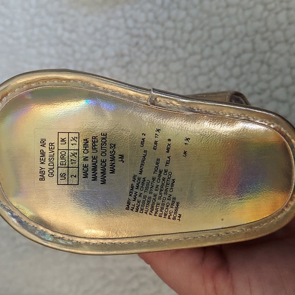 Stuart Weitzman silver & gold sandals - Picture 4 of 4